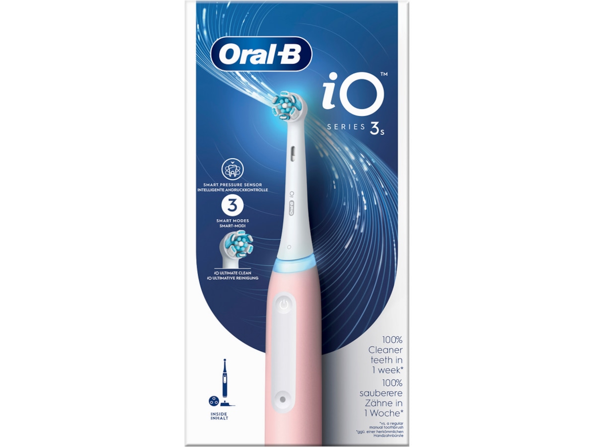 Oral-B iO 3 Elektrisk Tannbørste (rosa) Elektriske tannbørster