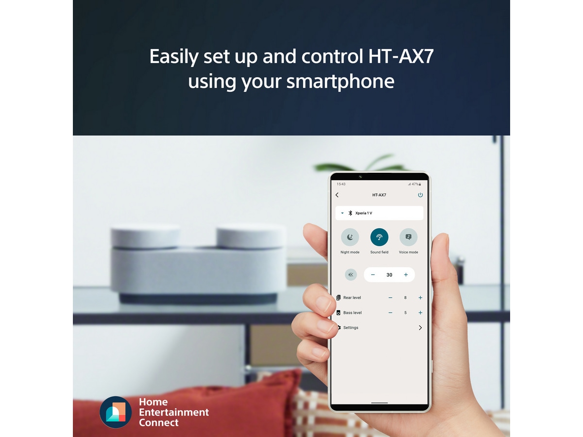 Sony HT-AX7 Bærbart hjemmekinoanlegg Lydplanker