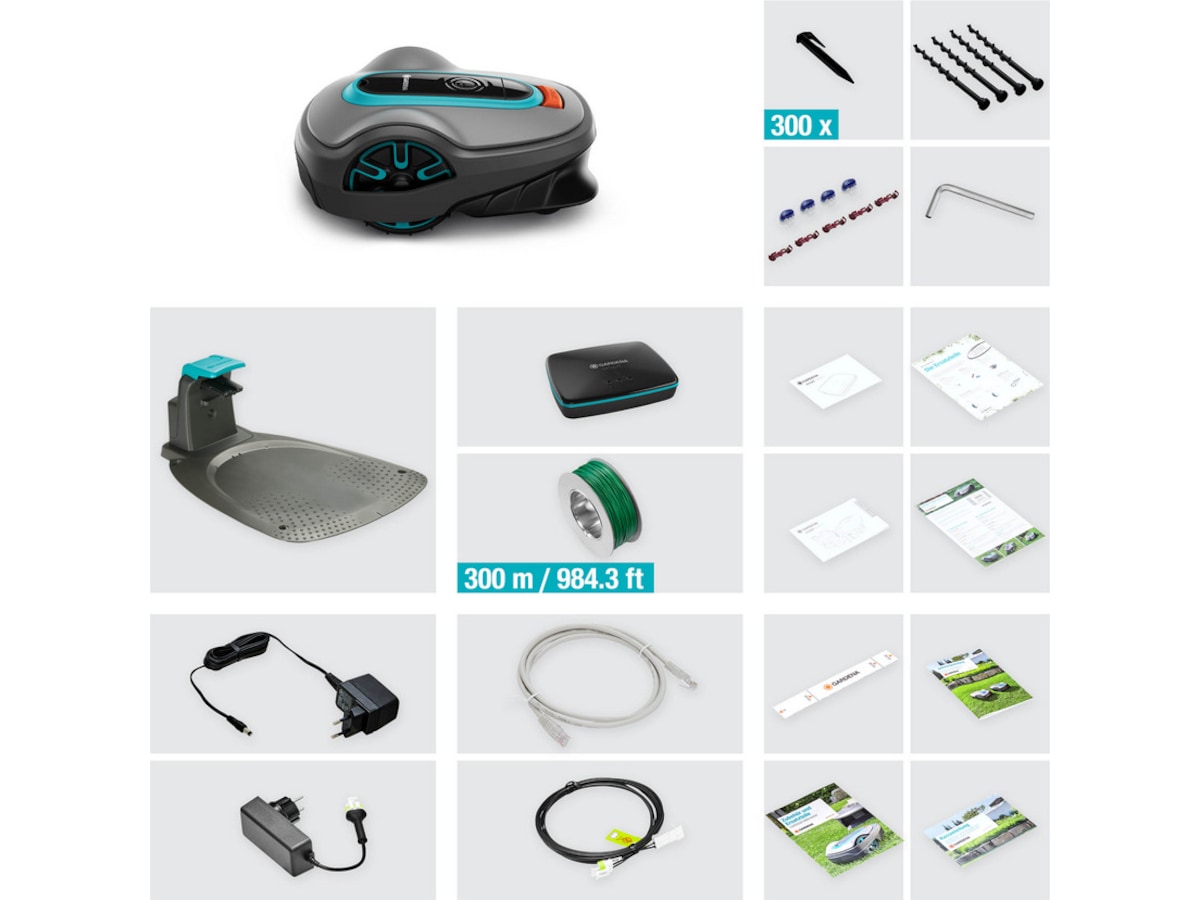 Gardena Sileno Life Smart LONA 900m2 robotgressklipper -B-Grade Demo hjem & fritid