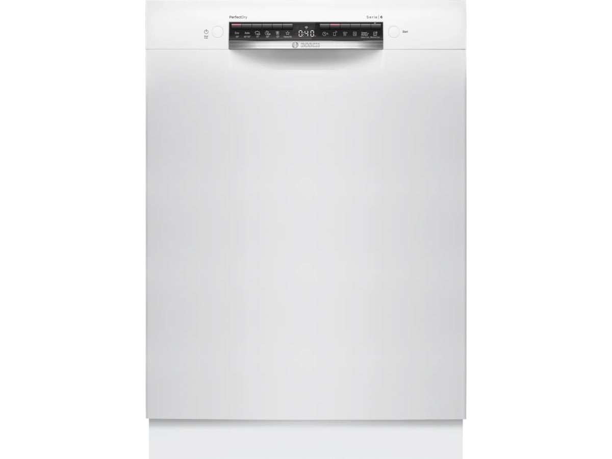 Bosch Serie 6 SMU6ZCW10S Oppvaskmaskin (hvit) Underbygd oppvaskmaskin