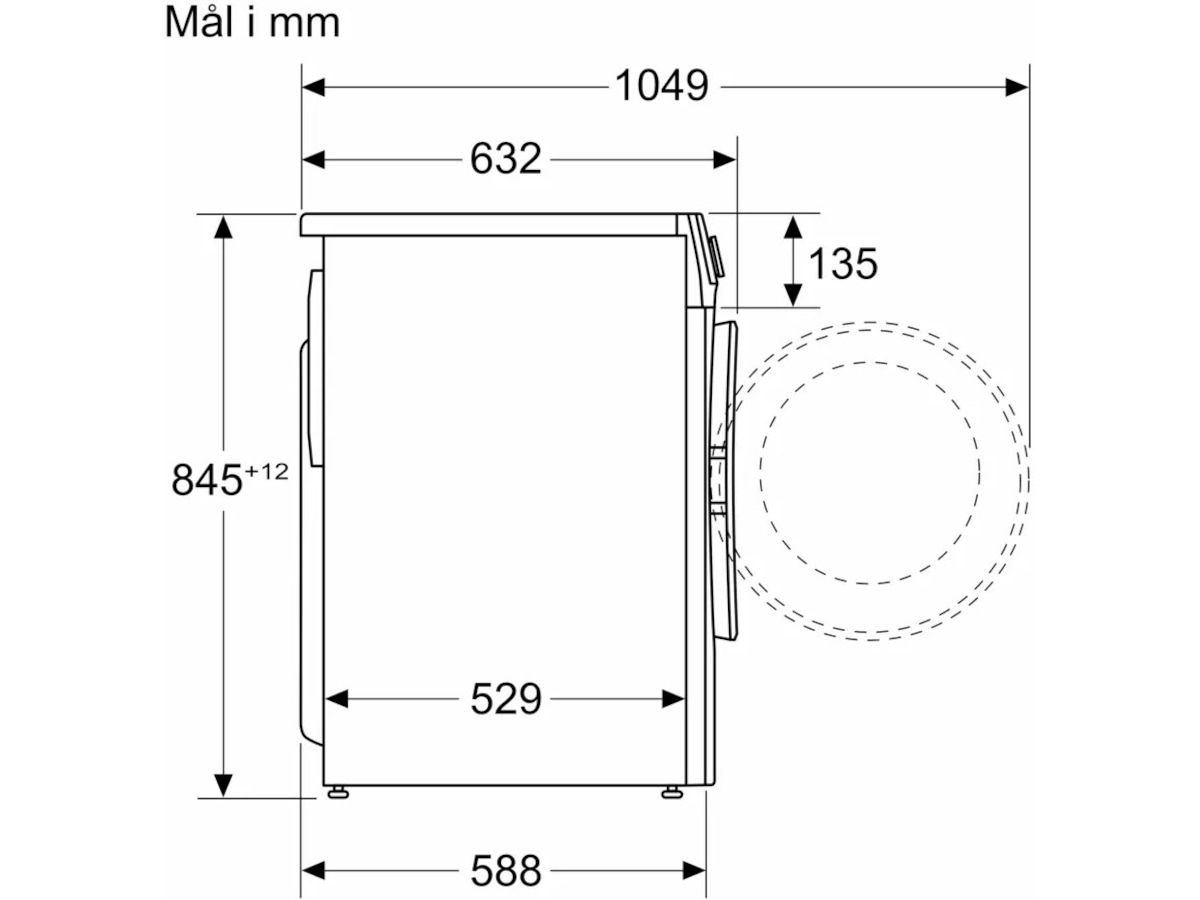 Siemens iQ500 WG44G2FWDN vaskemaskin Vaskemaskin
