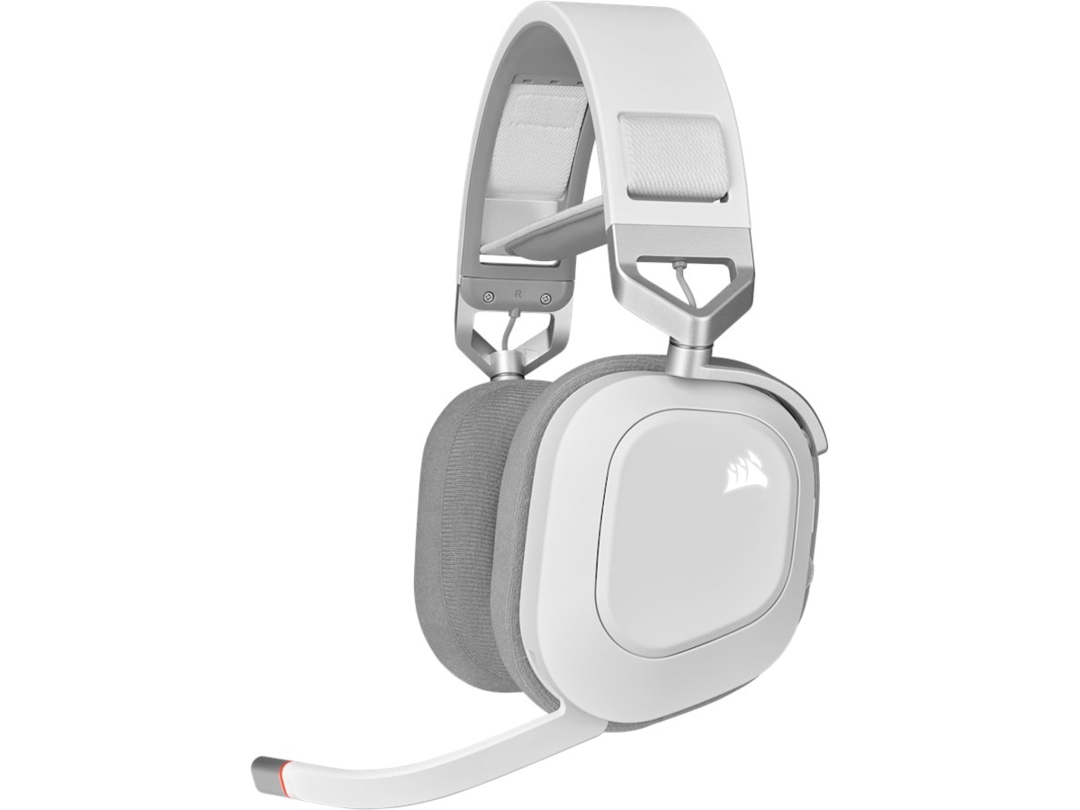 Corsair HS80 RGB Trådløst Gaming Headset (hvit) Gaming headset