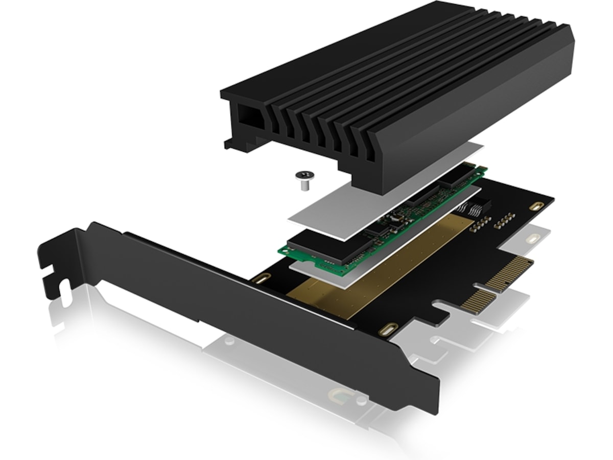 ICY BOX PCIe card with M.2 M-Key socket Harddisk