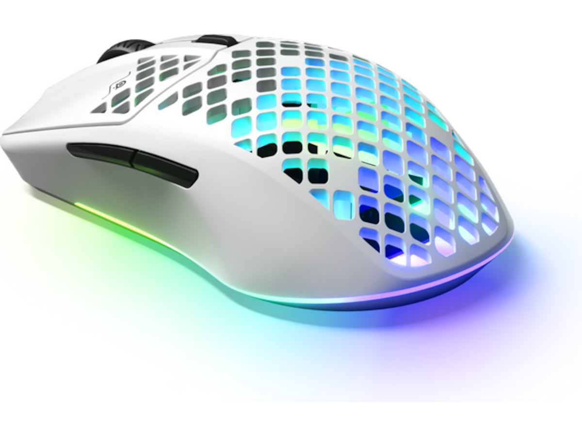 Steelseries Aerox 3 Trådløs Gamingmus (hvit) Gamingmus
