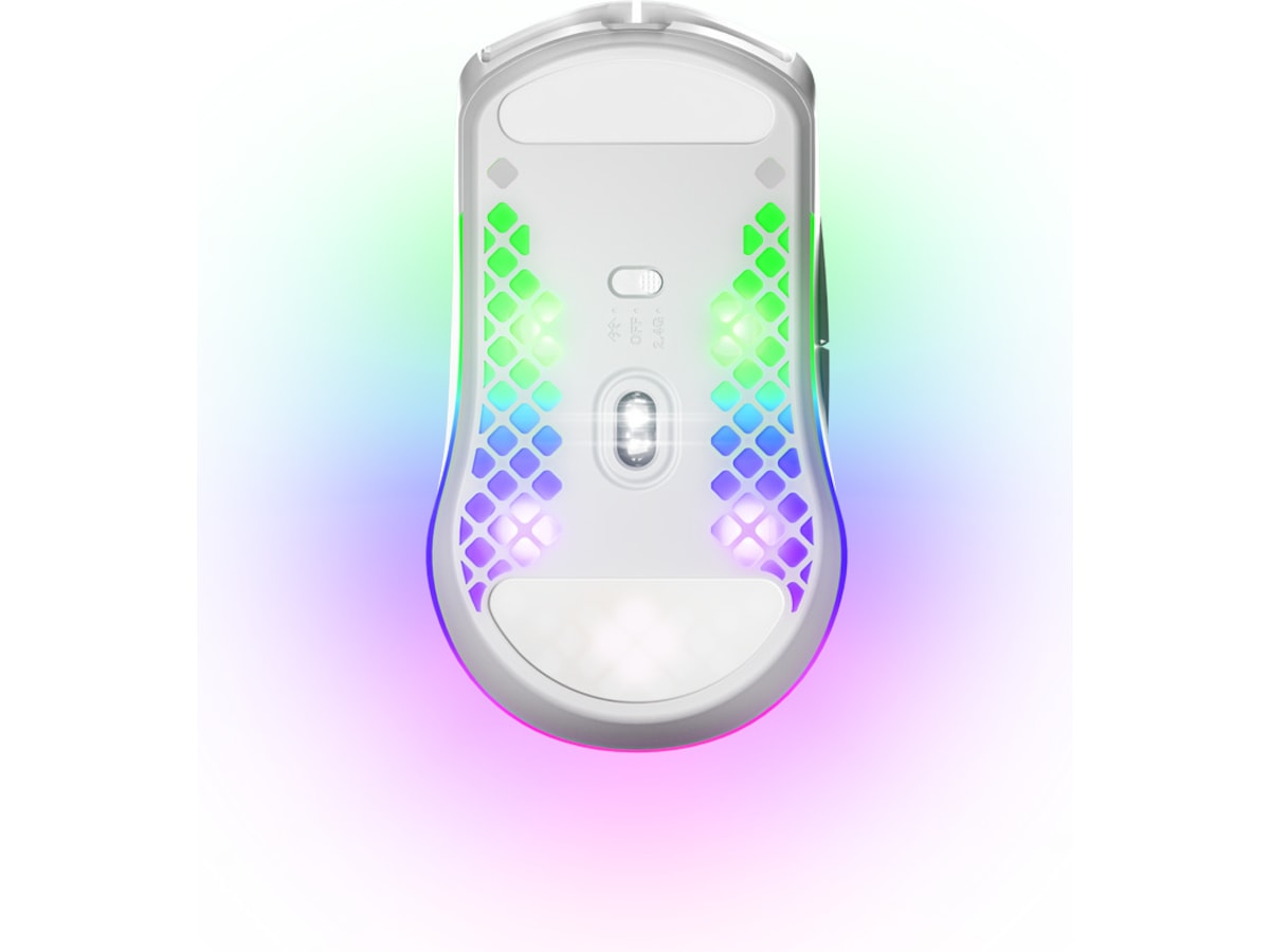 Steelseries Aerox 3 Trådløs Gamingmus (hvit) Gamingmus