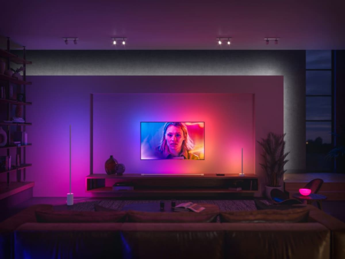 Philips Hue Gradient Signe gulvlampe (hvit) Gulvlampe