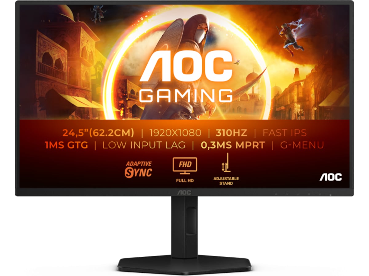 AOC 25" gamingskjerm 25G4SXU Skjermer