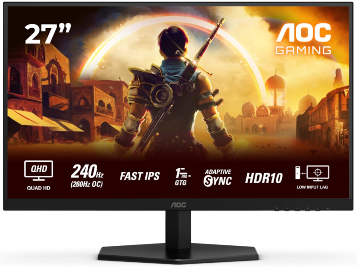 AOC 27" gamingskjerm Q27G42ZE Skjermer