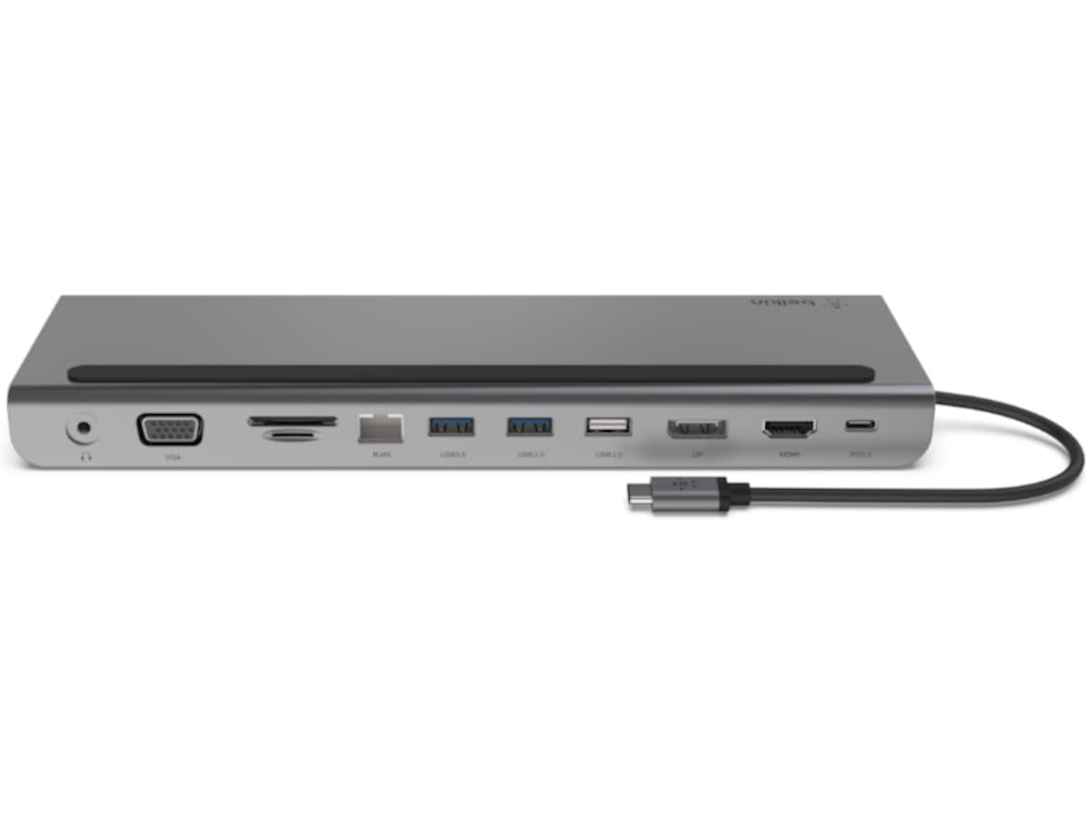 Belkin 11-i-1 Connect Multiport Docking Dockingstasjon & USB-HUB