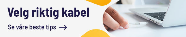 Se vårt utvalg av kabler!