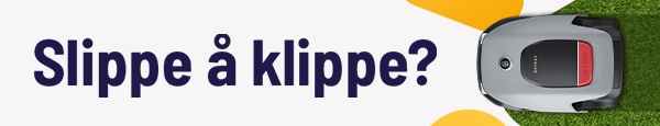 Slippe å klippe med ny robotgressklipper