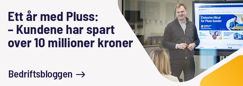 Fordelsprogrammet bedrift Pluss - klikk for å lese