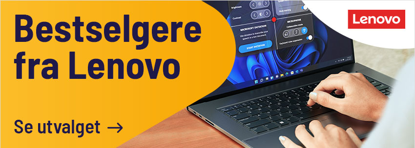 Se de mest solgte PC-ene fra lenovo