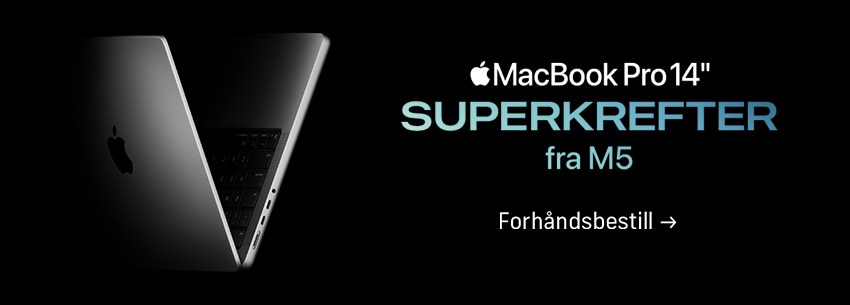 Forhåndsbestill nyheten MacBook Pro med M5-chip nå