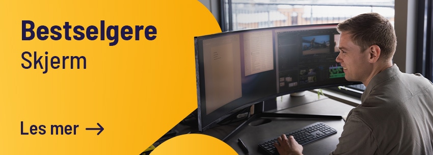 Bestselgere skjerm