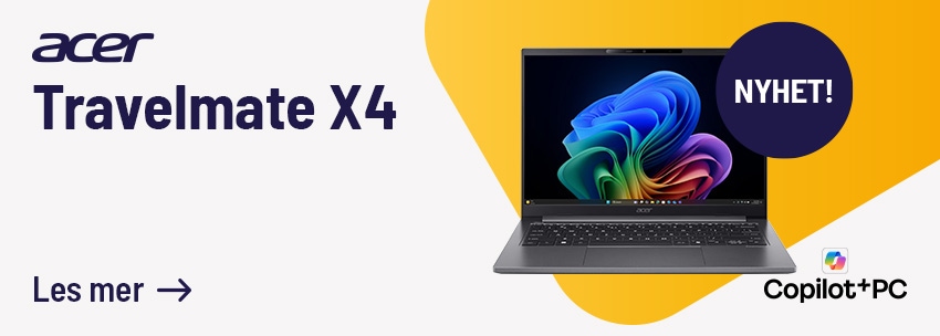 Se nyheten Acer travelmate Copilot PC - klikk for å se mer