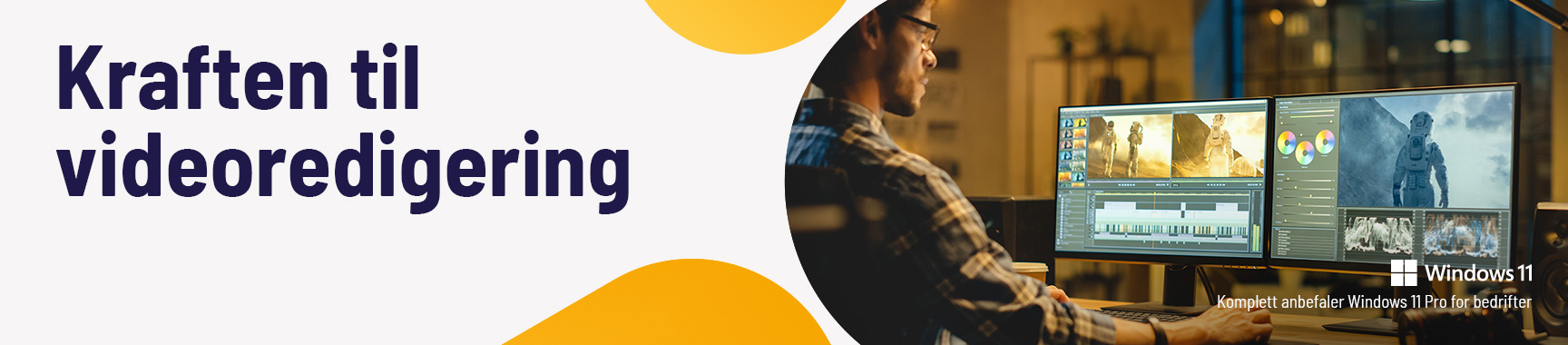PC som plasser til videoredigering - se utvalget her