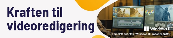 PC som plasser til videoredigering - se utvalget her
