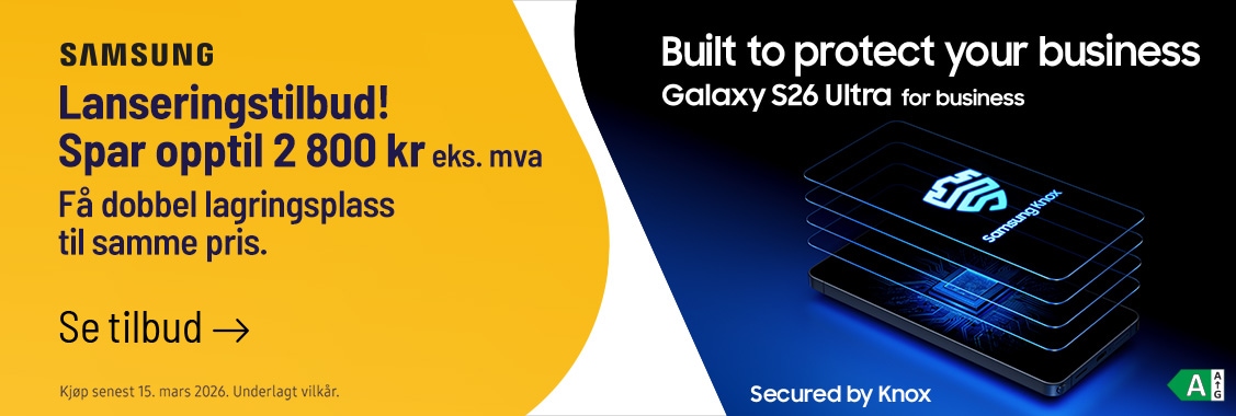 Se siste nytt fra Samsung - klikk her for lanseringstilbud
