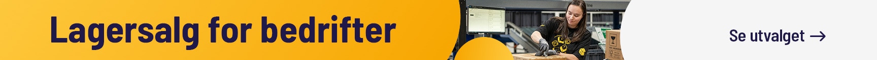 Lagersalg - klikk her