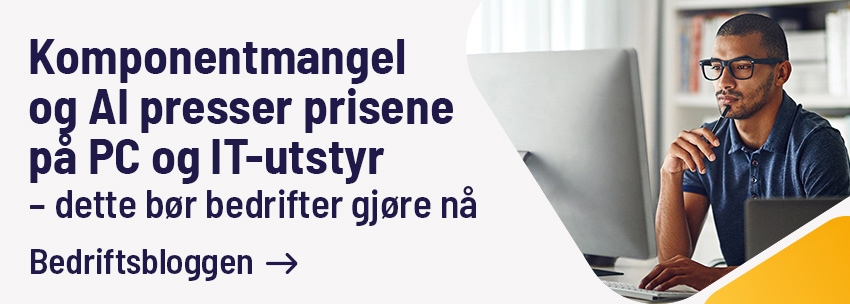 Komponentmangel og AI presser prisene på PC og IT-utstyr – dette bør bedrifter gjøre nå