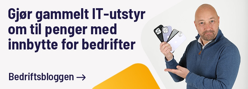 Innbytte av gammelt UT-utstyr for bedrifter