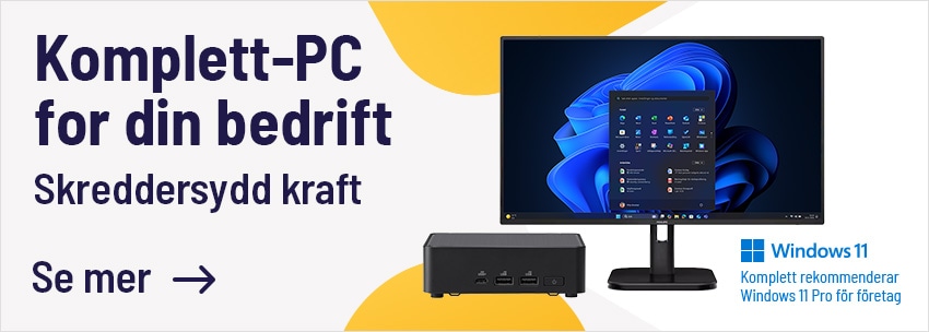 Klikk her for å lese mer om Komplett PC