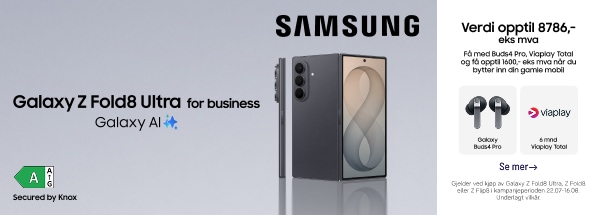 Lanseringstilbud på Samsung Galaxy Fold8 Ultra