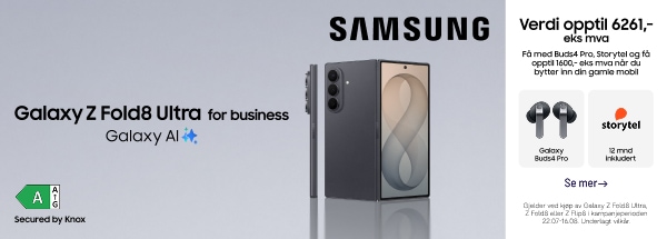 Lanseringstilbud på Samsung Galaxy Z Fold8 Ultra