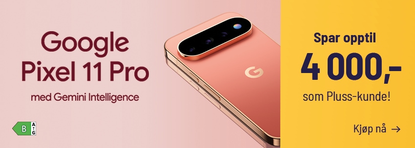 Klikk her for tilbud på Pixel 11 Pro
