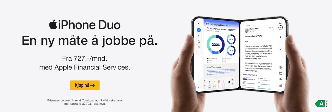 iPhone Duo er nå i salg. Se utvalget.