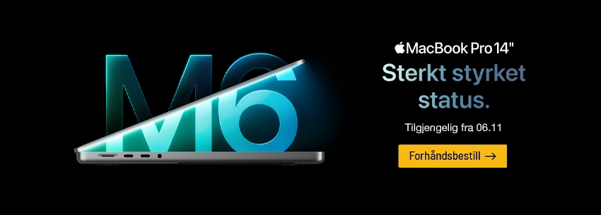 Forhåndsbestill nye MacBook Pro 14 nå
