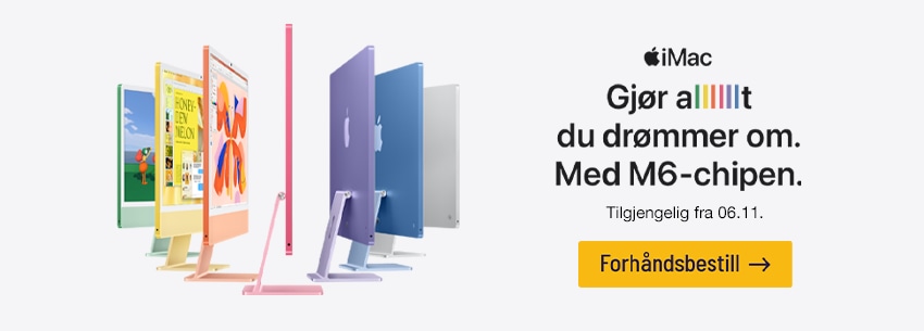 Forhåndsbestill iMac