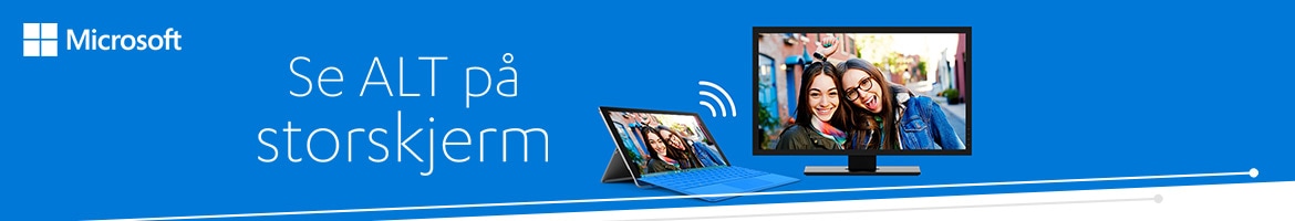 Se alt på storskjerm