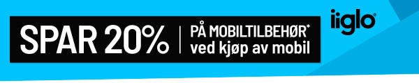 Novembertilbud! Kjøper du ny jobbtelefon får du 20% rabatt på mobiltilbehør fra iiglo.