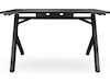 Svive Cygnus Gaming Desk matt sort med grå sømmer Gaming desk