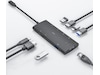 iiglo 8-i-1 Slim MultiPort Docking (sort) Dockingstasjon & USB-HUB