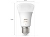 Philips Hue WCA -pærer 6,5 W A60 E27 4 stk Lyspærer & LED-pærer