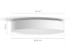Philips Hue Enrave, medium taklampe (hvit) Taklampe