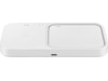 Samsung Trådløs lader Duo uten kabel (hvit) Trådløs lader