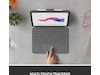 Logitech iPad 10,9" / 11" Combo Touch Tastaturdeksel (oxford grey) Deksel til nettbrett
