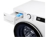 LG F4Y5RRP1WY Vask/Tørk (hvit) Kombinert vaskemaskin og tørketrommel