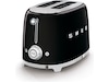 Smeg TSF01BLEU Brødrister for 2 skiver (sort) Brødristere