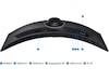 Samsung 49" Odyssey G9 curved skjerm C49CG950 Skjermer