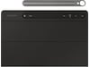 Samsung Galaxy Tab S10 Lite/FE og S9/FE Slim tastaturdeksel (sort) Tastatur og stylus