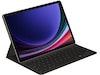 Samsung Galaxy Tab S10 Lite/FE og S9/FE Slim tastaturdeksel (sort) Tastatur og stylus