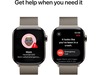 Apple Watch Series 10 GPS + LTE 42mm Titan (naturlig) Smartklokker