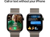 Apple Watch Series 10 GPS + LTE 42mm Titan (naturlig) Smartklokker