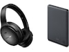 Bose QuietComfort trådløse hodetelefoner, Over-Ear (sort) + powerbank Hodetelefoner