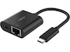 Belkin USB-C til Ethernet Adapter 20cm (sort) Kabeladaptere & overganger